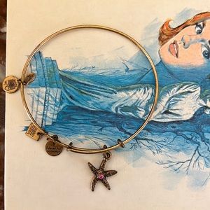 Alex and Ani breast cancer starfish bangle